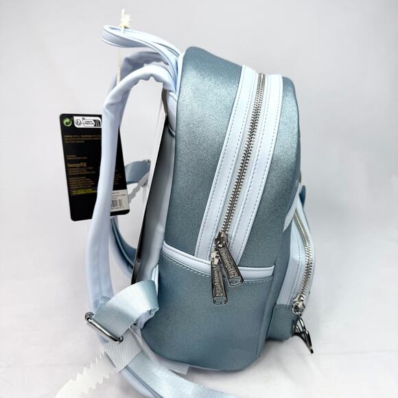 New Loungefly Princess Tiana Blue Dress Mini Backpack main image 7